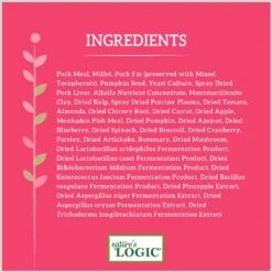 Nature's Logic Canine Pork Meal Feast All Life Stages Dry Dog Food -Snuggle Paws 232111 PT6. AC SS1800 V1617028295