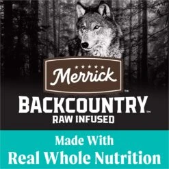 Merrick Backcountry Raw Infused Grain-Free Game Bird Recipe Freeze-Dried Dog Food -Snuggle Paws 232309 PT4. AC SS1800 V1679596273
