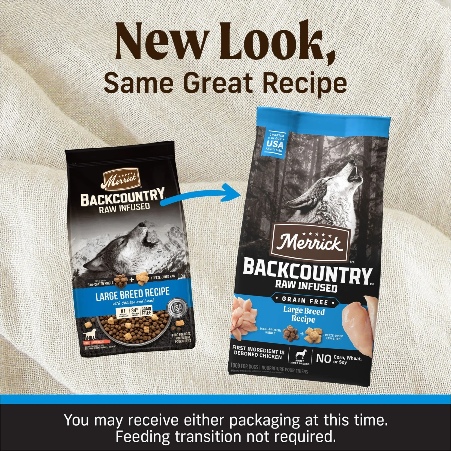 Merrick Backcountry Raw Infused Grain-Free Large Breed Recipe Freeze-Dried Dog Food 4 Merrick Backcountry Raw Infused Grain-Free Large Breed Recipe Freeze-Dried Dog Food - Image 2