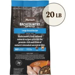 Merrick Backcountry Raw Infused Grain-Free Large Breed Recipe Freeze-Dried Dog Food 13 Merrick Backcountry Raw Infused Grain-Free Large Breed Recipe Freeze-Dried Dog Food -Snuggle Paws 232316 PT2. AC SS1800 V1692976672
