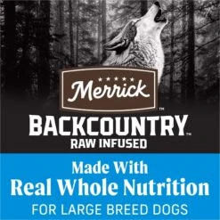 Merrick Backcountry Raw Infused Grain-Free Large Breed Recipe Freeze-Dried Dog Food 15 Merrick Backcountry Raw Infused Grain-Free Large Breed Recipe Freeze-Dried Dog Food -Snuggle Paws 232316 PT4. AC SS1800 V1693237084