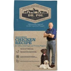 Dr. Pol High Energy Chicken Recipe Dry Dog Food 10 Dr. Pol High Energy Chicken Recipe Dry Dog Food -Snuggle Paws 232532 PT1. AC SS1800 V1588103081