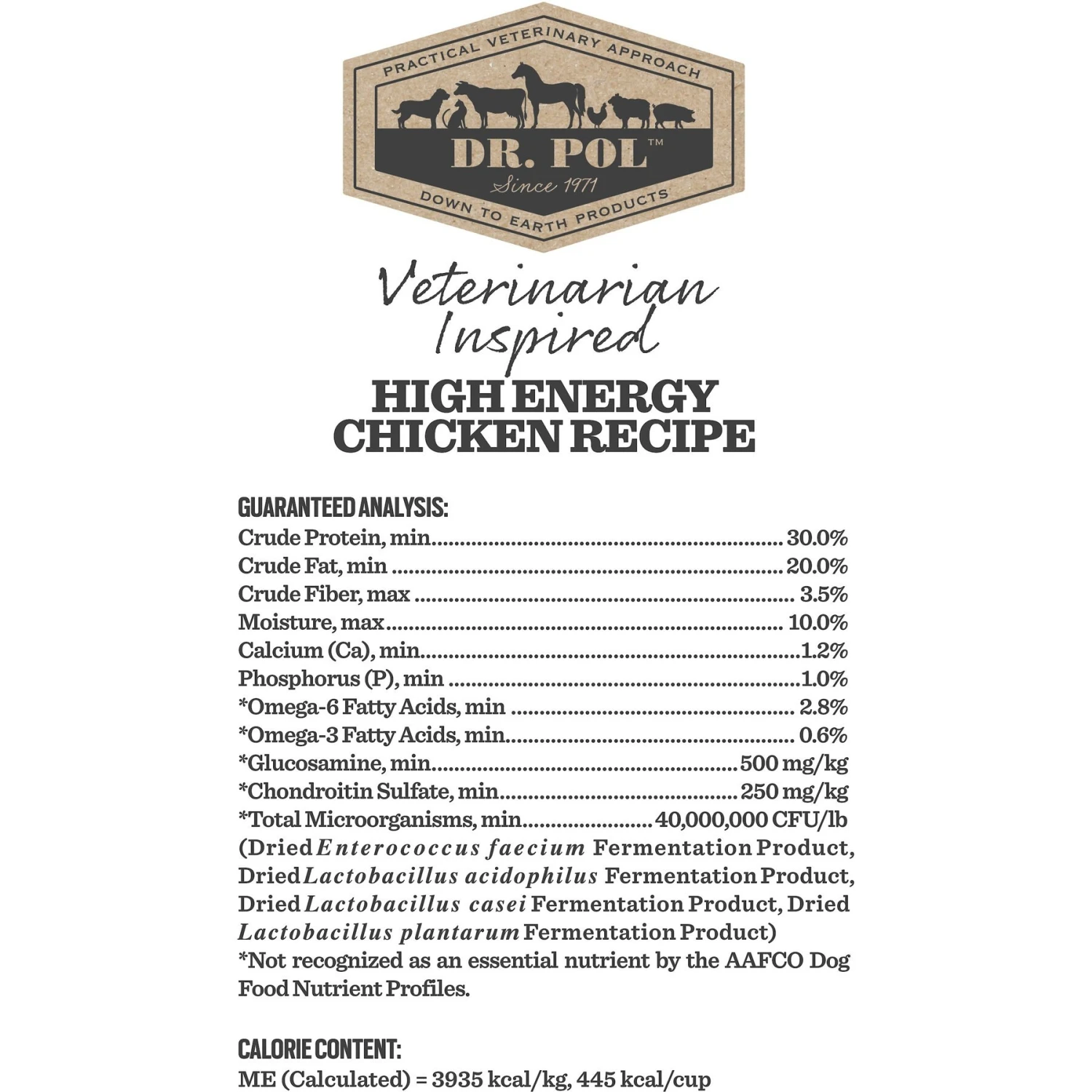 Dr. Pol High Energy Chicken Recipe Dry Dog Food 7 Dr. Pol High Energy Chicken Recipe Dry Dog Food - Image 5