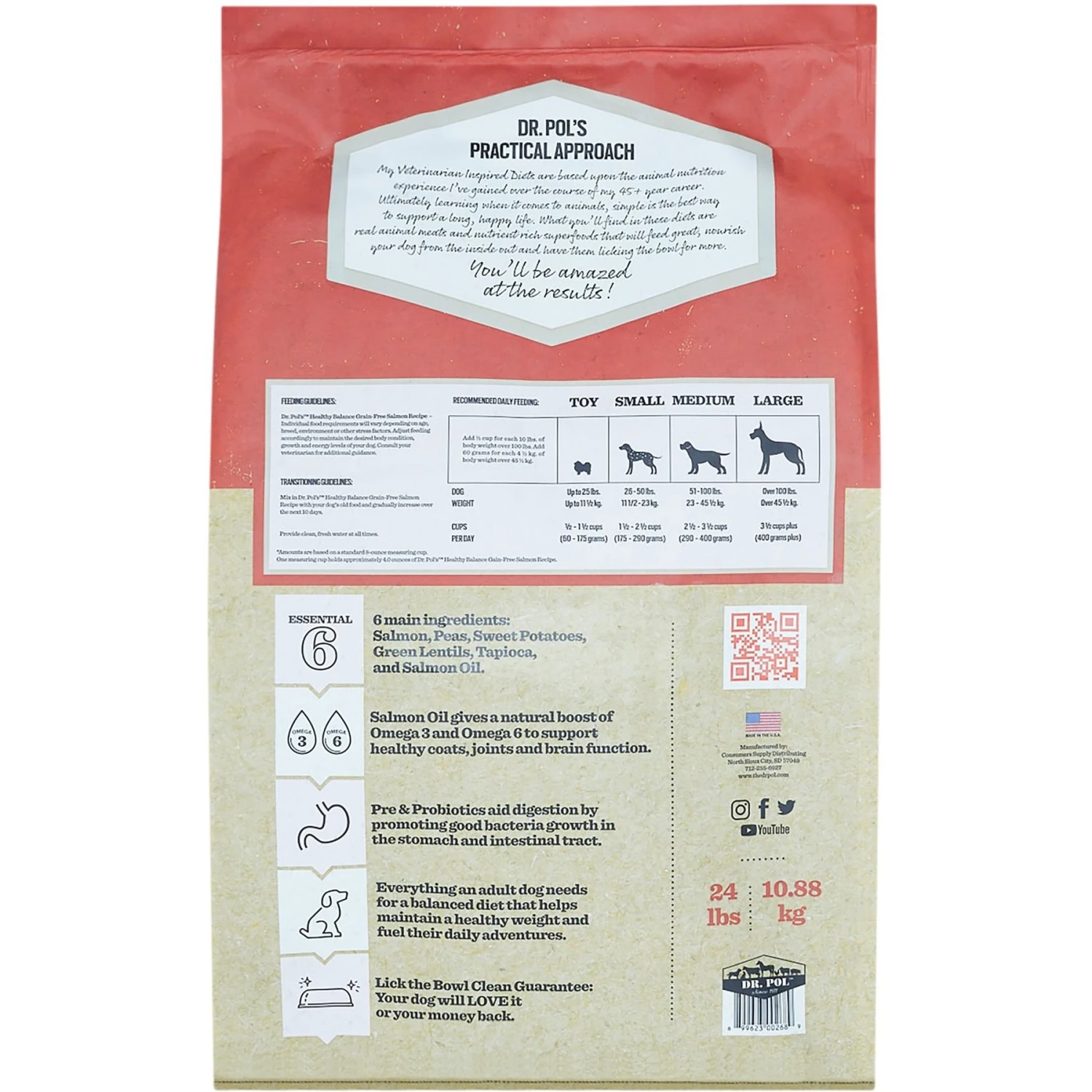 Dr. Pol Healthy Balance Salmon Recipe Grain-Free Dry Dog Food 4 Dr. Pol Healthy Balance Salmon Recipe Grain-Free Dry Dog Food - Image 2