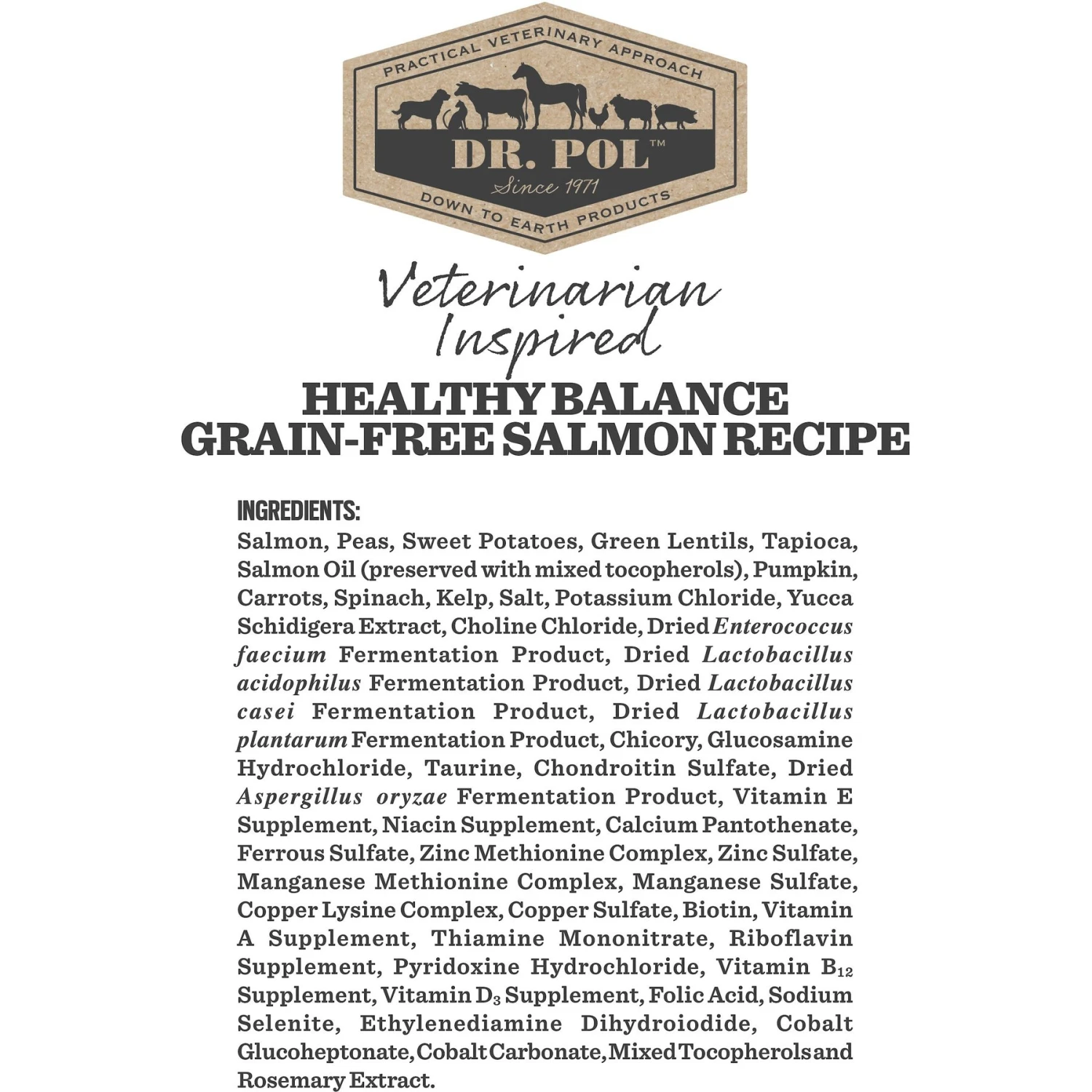 Dr. Pol Healthy Balance Salmon Recipe Grain-Free Dry Dog Food 8 Dr. Pol Healthy Balance Salmon Recipe Grain-Free Dry Dog Food - Image 6