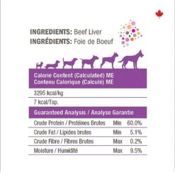 Crumps' Naturals Beef Liver Sprinkles Grain-Free Dog Food Topper -Snuggle Paws 233006 PT2. AC SS1800 V1588786258