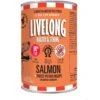 Livelong Healthy & Strong Salmon & Sweet Potato Recipe Wet Dog Food, 12.8-oz Can, Case Of 12
