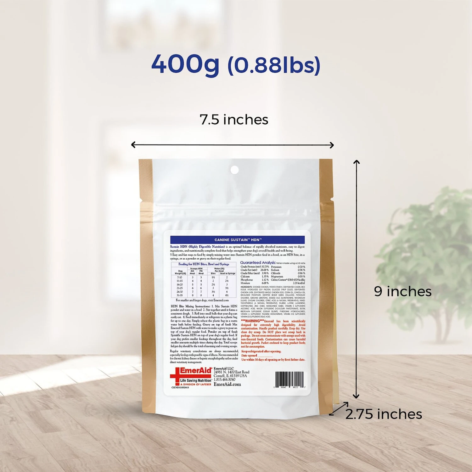 Lafeber EmerAid Sustain HDN Senior Dog Food 4 Lafeber EmerAid Sustain HDN Senior Dog Food - Image 2