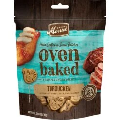 Merrick Oven Baked Turducken With Real Turkey, Duck & Chicken Dog Treats