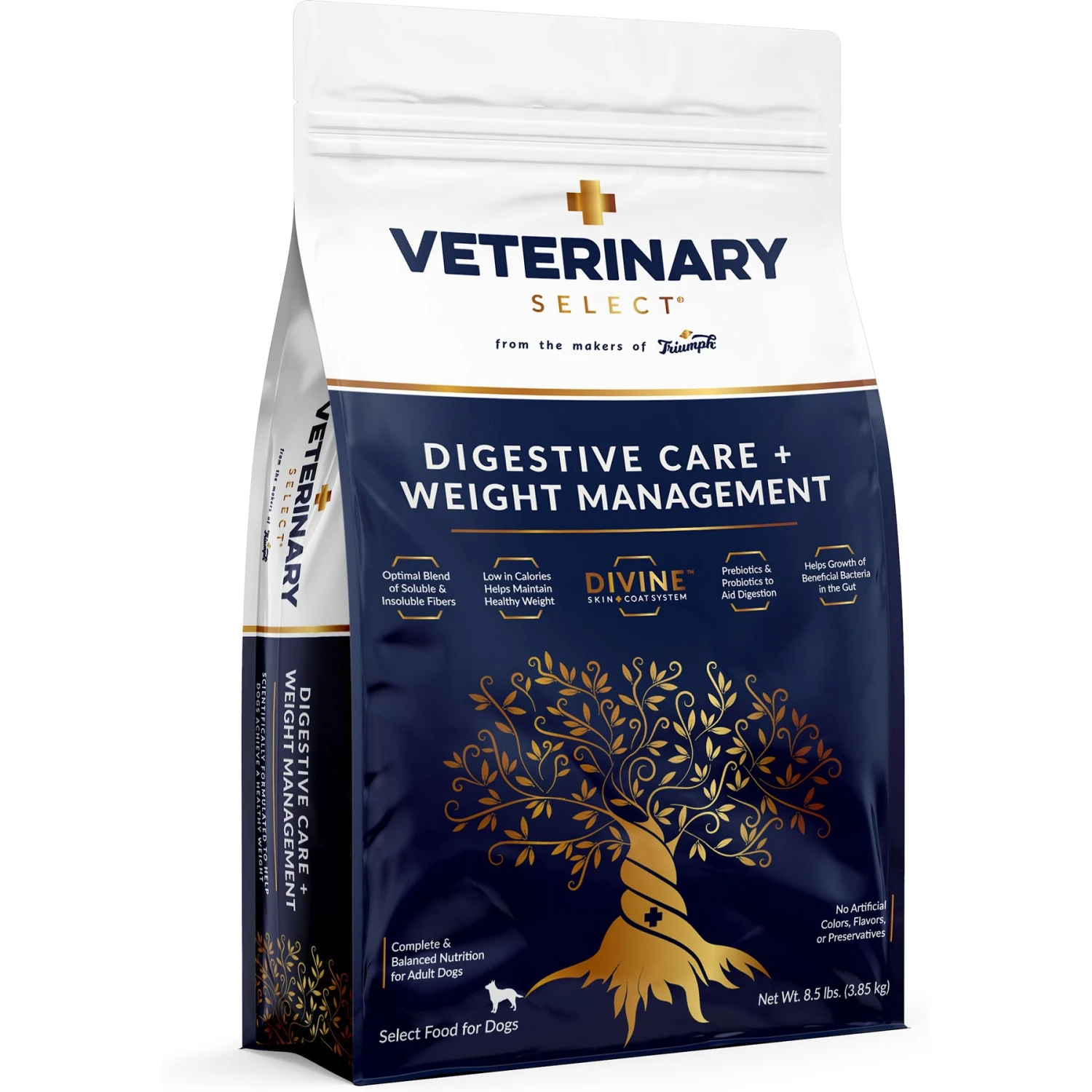 Veterinary Select Digestive Care + Weight Management Dry Dog Food, 8.5-lb Bag 3 Veterinary Select Digestive Care + Weight Management Dry Dog Food, 8.5-lb Bag