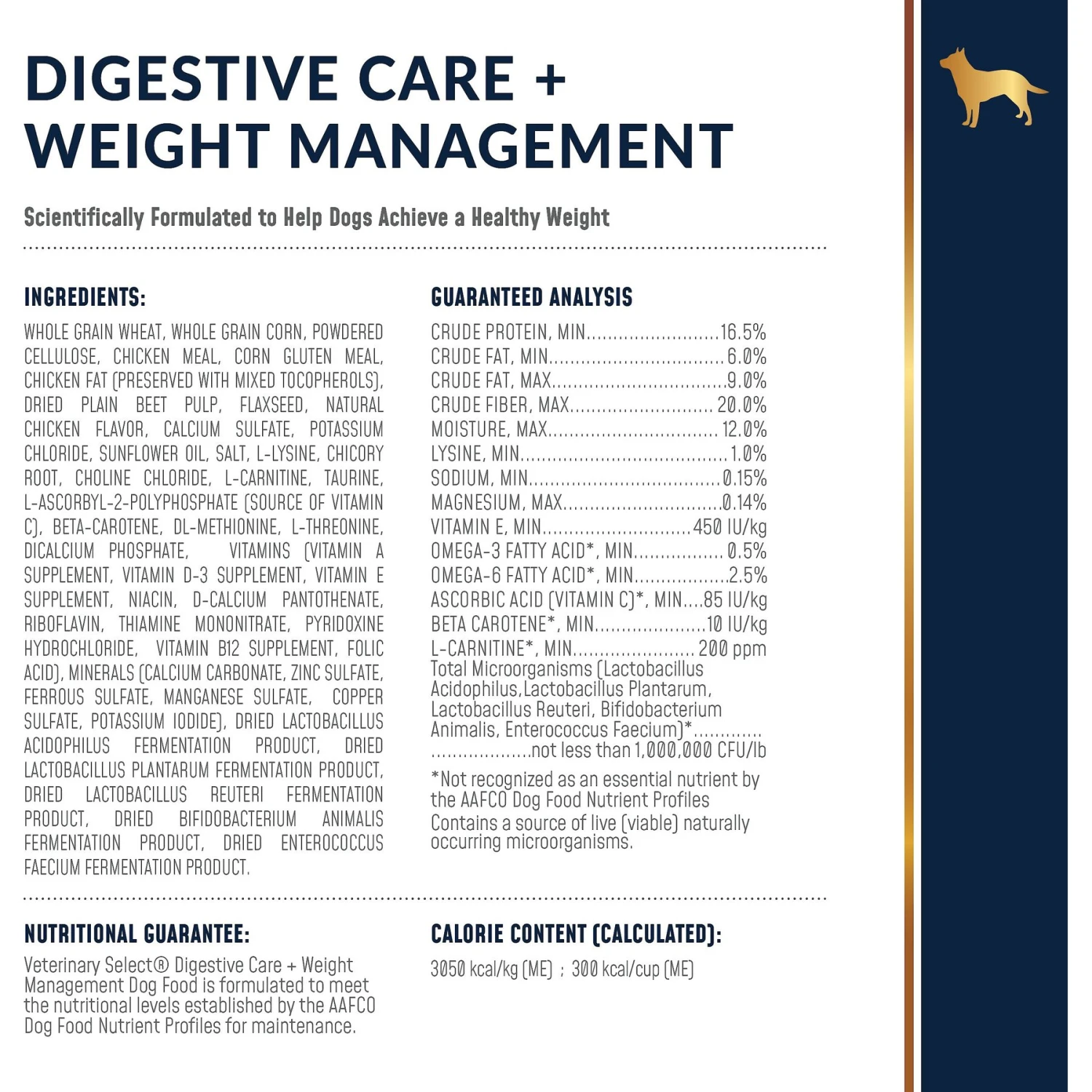 Veterinary Select Digestive Care + Weight Management Dry Dog Food, 8.5-lb Bag 7 Veterinary Select Digestive Care + Weight Management Dry Dog Food, 8.5-lb Bag - Image 5