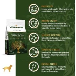 Veterinary Select Digestive Care + Sensitive Skin Dry Dog Food, 8.5-lb Bag 12 Veterinary Select Digestive Care + Sensitive Skin Dry Dog Food, 8.5-lb Bag -Snuggle Paws 238577 PT3. AC SS1800 V1591728376