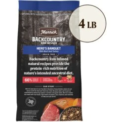 Merrick Backcountry Freeze-Dried Raw Hero's Banquet Recipe Dry Dog Food -Snuggle Paws 239822 PT2. AC SS1800 V1693237202