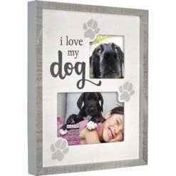 Malden International Designs "I Love My Dog" Two Slotted Picture Frame, 4 X 6-in & 3 X 3-in 7 Malden International Designs "I Love My Dog" Two Slotted Picture Frame, 4 X 6-in & 3 X 3-in -Snuggle Paws 243968 PT3. AC SS1800 V1595869277