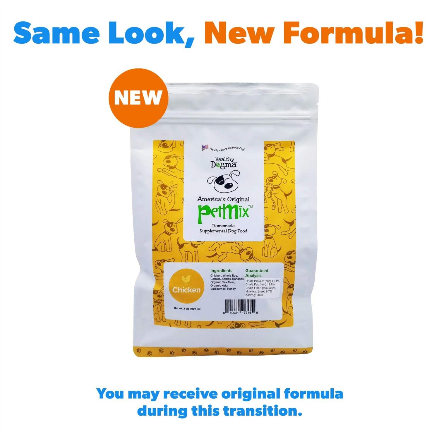 Healthy Dogma PetMix Chicken Dinner Freeze-Dried Supplemental Dog Food 4 Healthy Dogma PetMix Chicken Dinner Freeze-Dried Supplemental Dog Food - Image 2