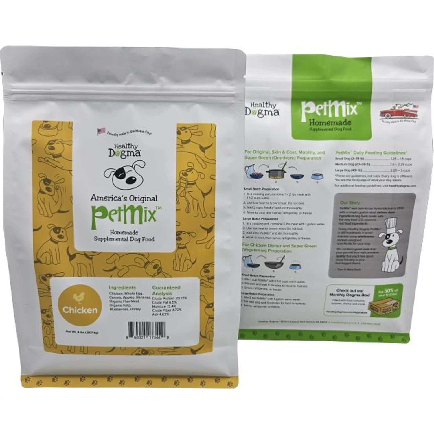 Healthy Dogma PetMix Chicken Dinner Freeze-Dried Supplemental Dog Food 5 Healthy Dogma PetMix Chicken Dinner Freeze-Dried Supplemental Dog Food - Image 3