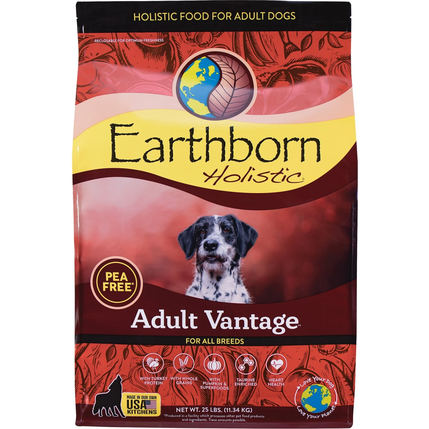 Earthborn Holistic Adult Vantage Natural Dry Dog Food 3 Earthborn Holistic Adult Vantage Natural Dry Dog Food