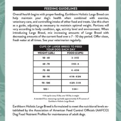 Earthborn Holistic Large Breed Dry Dog Food 16 Earthborn Holistic Large Breed Dry Dog Food -Snuggle Paws 247169 PT7. AC SS1800 V1601415057