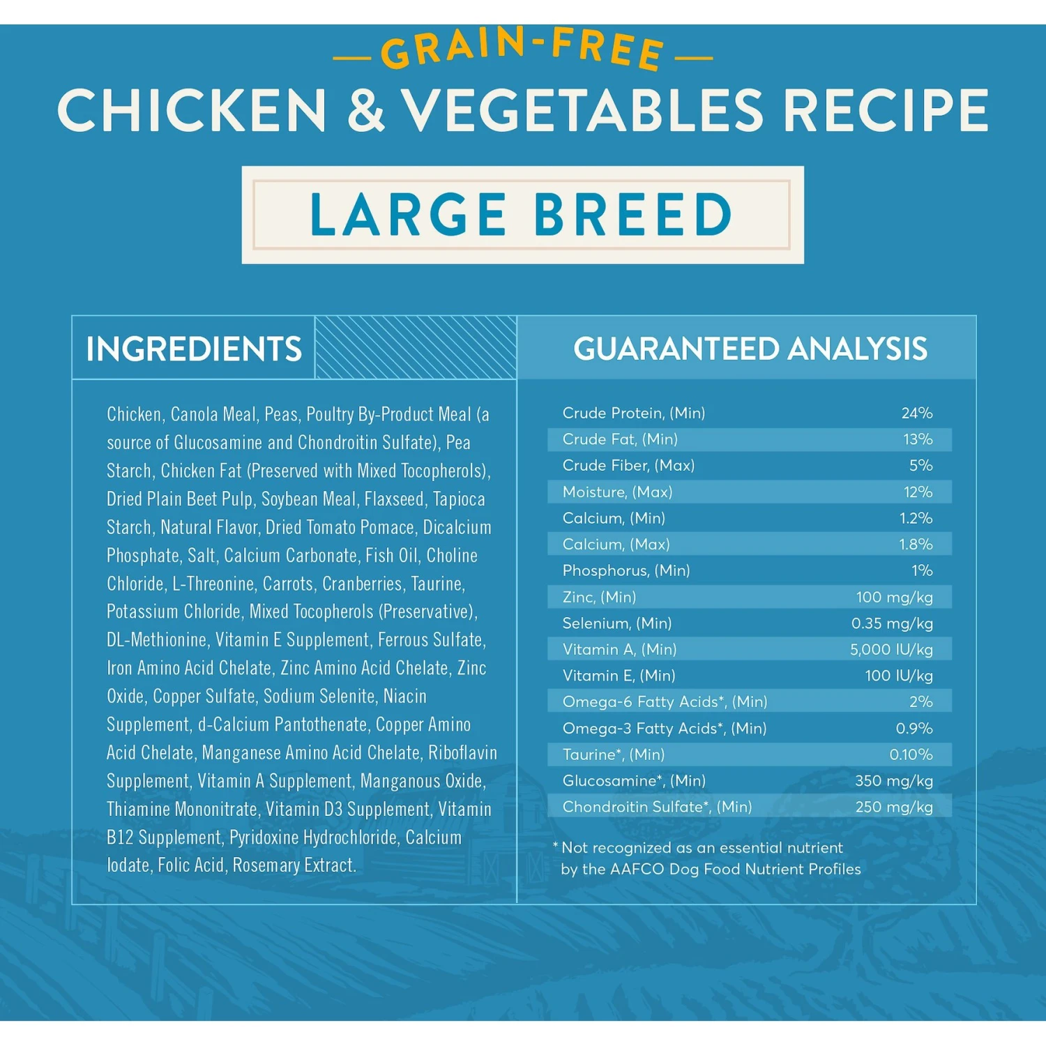 True Acre Foods Large Breed Chicken & Vegetables Recipes Grain-Free Dry Dog Food 8 True Acre Foods Large Breed Chicken & Vegetables Recipes Grain-Free Dry Dog Food - Image 6