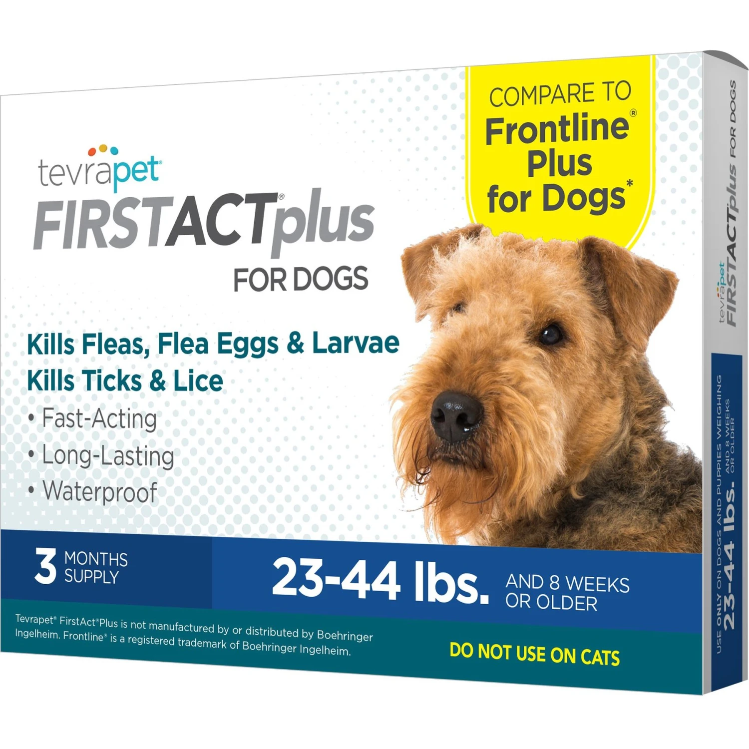 TevraPet FirstAct Plus Flea & Tick Spot Treatment For Dogs, 23 - 44lbs 3 TevraPet FirstAct Plus Flea & Tick Spot Treatment For Dogs, 23 - 44lbs