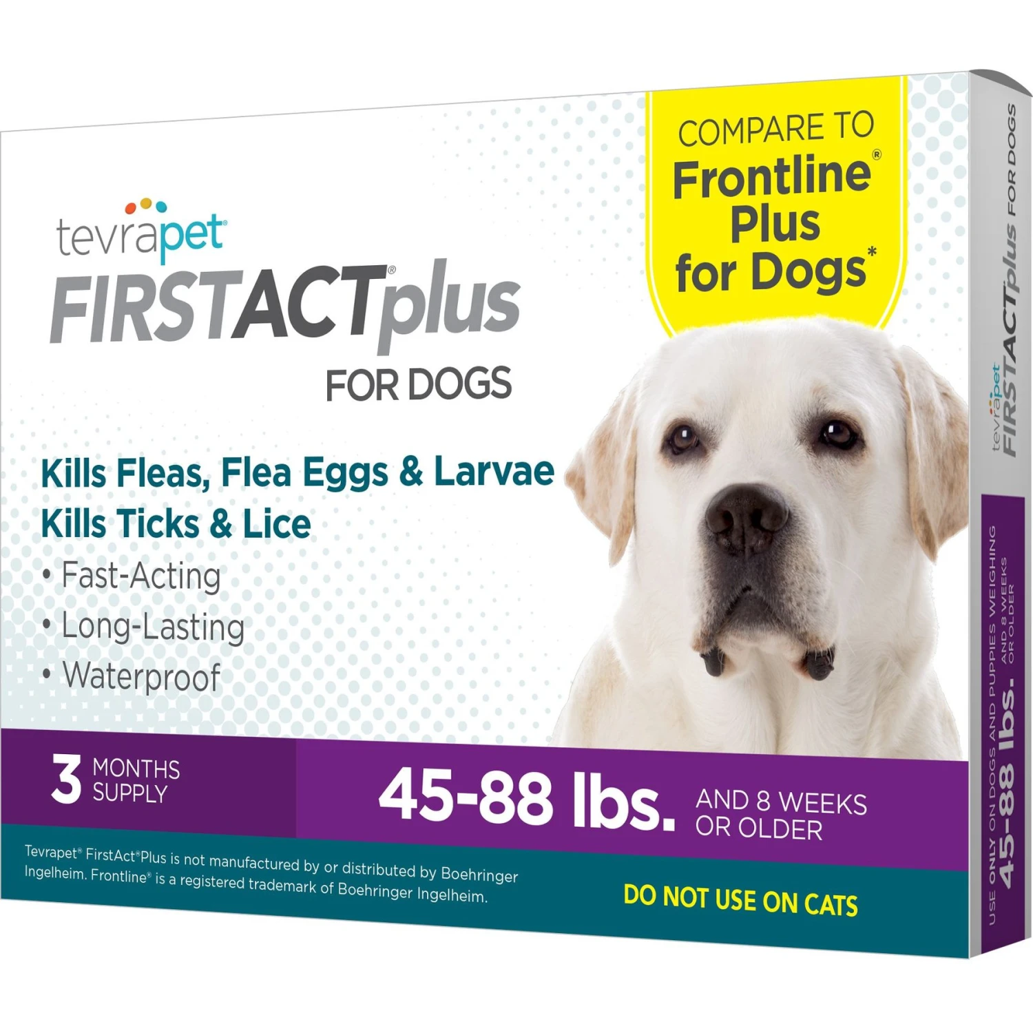 TevraPet FirstAct Plus Flea & Tick Spot Treatment For Dogs, 45 - 88 Lbs 3 TevraPet FirstAct Plus Flea & Tick Spot Treatment For Dogs, 45 - 88 Lbs
