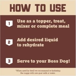 Boss Dog Beef Flavor Freeze-Dried Dog Food, 12-oz Pouch 14 Boss Dog Beef Flavor Freeze-Dried Dog Food, 12-oz Pouch -Snuggle Paws 248095 PT6. AC SS1800 V1672342727