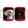Frisco Plaid Personalized Coffee Mug -Snuggle Paws 249335 MAIN. AC SS1800 V1631739077