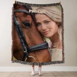 Frisco Portrait Woven Throw Personalized Blanket -Snuggle Paws 250803 PT3. AC SS1800 V1610765139
