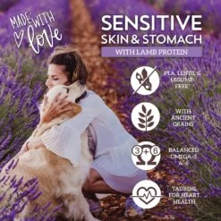 Wholesomes Sensitive Skin & Stomach With Lamb Protein Dry Dog Food, 30-lb Bag -Snuggle Paws 252535 PT3. AC SS1800 V1600209692
