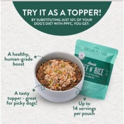 Portland Pet Food Company Homestyle Variety Pack Wet Dog Food Topper, 9-oz Pouch, Case Of 5 -Snuggle Paws 252883 PT2. AC SS1800 V1693247846