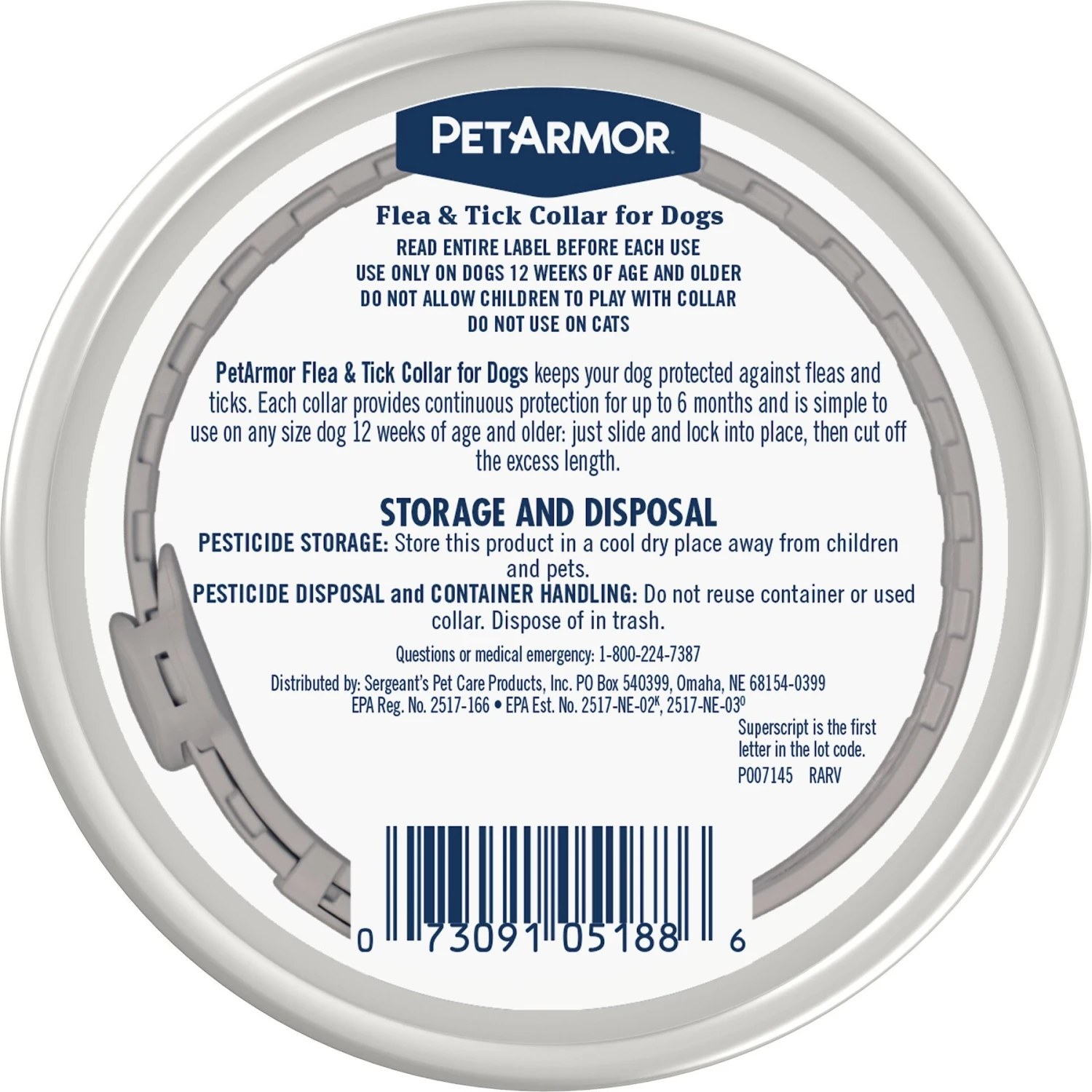 PetArmor Flea & Tick Collar For Dogs 4 PetArmor Flea & Tick Collar For Dogs - Image 2