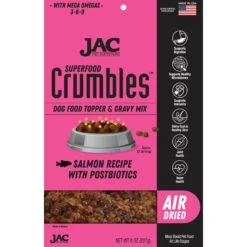 JAC Pet Nutrition Wild Alaskan Salmon Dehydrated Superfood Dog & Cat Meal Topper