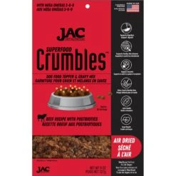 JAC Pet Nutrition Ranch Raised Beef Dehydrated Superfood Dog & Cat Meal Topper