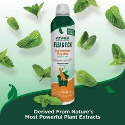 Vet's Best Easy Spray Flea & Tick Prevention Dog Spray, 14-oz Bottle -Snuggle Paws 258862 PT3. AC SS1800 V1604108493