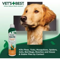 Vet's Best Easy Spray Flea & Tick Prevention Dog Spray, 14-oz Bottle -Snuggle Paws 258862 PT4. AC SS1800 V1604107317