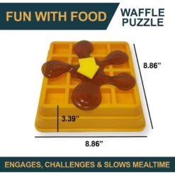 OurPets Waffle Squeaky Treat Dispensing Puzzle Dog & Cat Toy 13 OurPets Waffle Squeaky Treat Dispensing Puzzle Dog & Cat Toy -Snuggle Paws 258949 PT2. AC SS1800 V1637362944