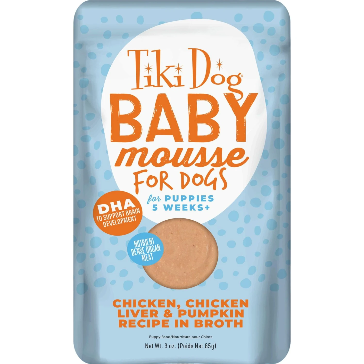 Tiki Dog Aloha Petites Puppy Mousse Chicken & Pumpkin In Broth Small Breed Grain-Free Wet Dog Food 3 Tiki Dog Aloha Petites Puppy Mousse Chicken & Pumpkin In Broth Small Breed Grain-Free Wet Dog Food