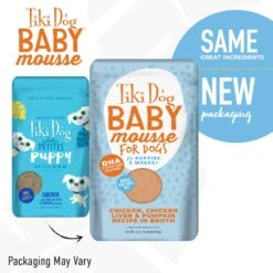 Tiki Dog Aloha Petites Puppy Mousse Chicken & Pumpkin In Broth Small Breed Grain-Free Wet Dog Food 12 Tiki Dog Aloha Petites Puppy Mousse Chicken & Pumpkin In Broth Small Breed Grain-Free Wet Dog Food -Snuggle Paws 259158 PT1. AC SS1800 V1631199698