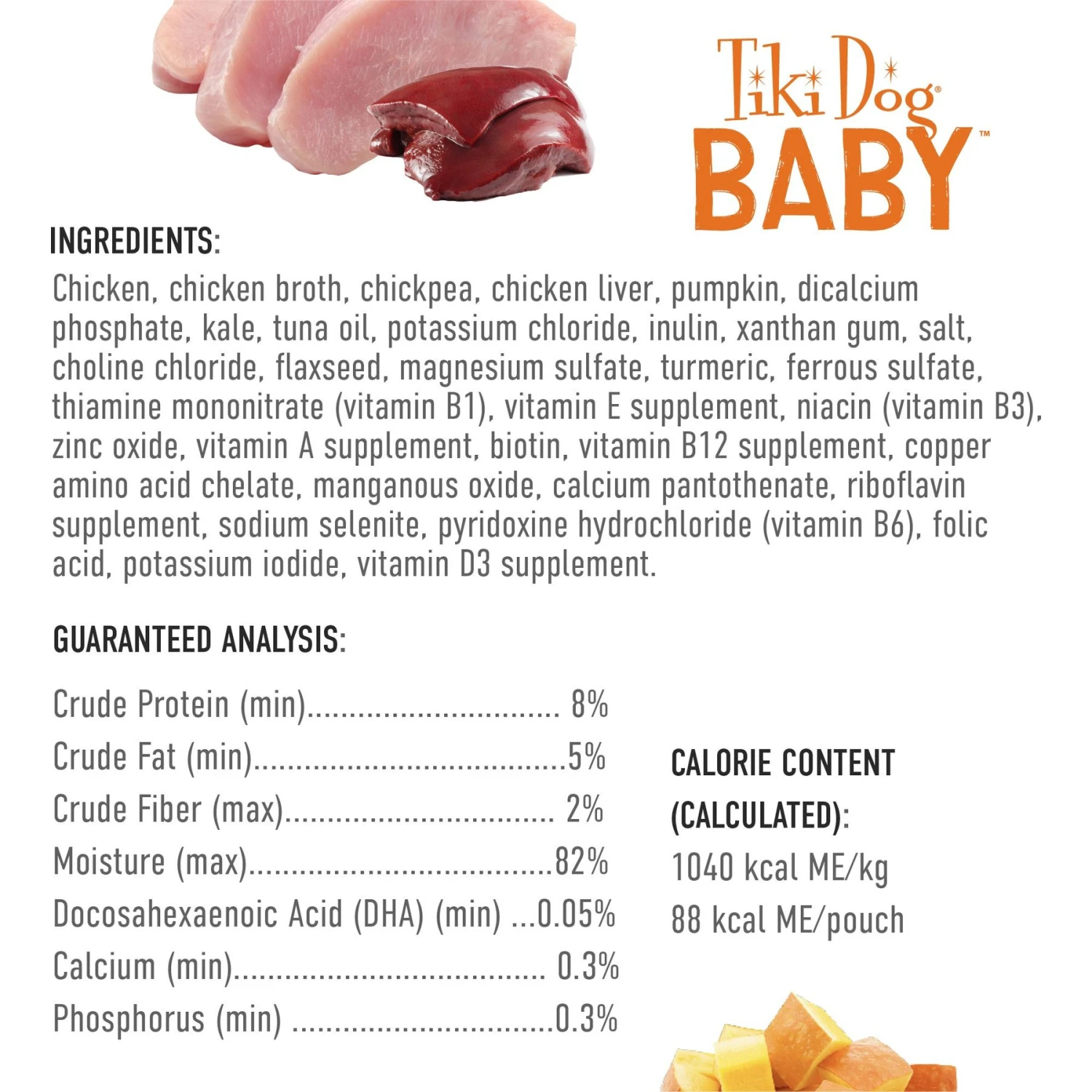 Tiki Dog Aloha Petites Puppy Mousse Chicken & Pumpkin In Broth Small Breed Grain-Free Wet Dog Food 6 Tiki Dog Aloha Petites Puppy Mousse Chicken & Pumpkin In Broth Small Breed Grain-Free Wet Dog Food - Image 4