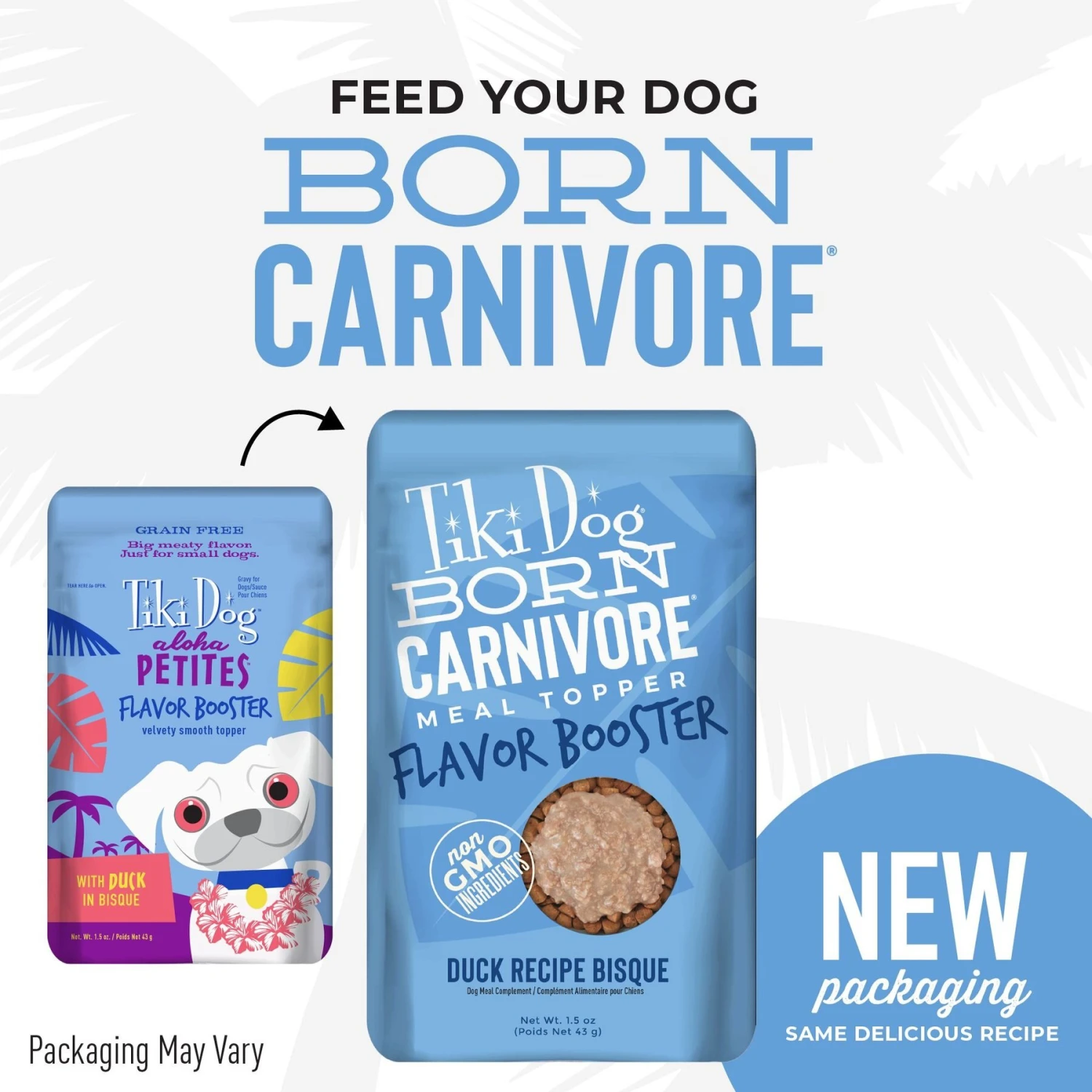Tiki Dog Born Carnivore Flavor Booster Duck Bisque Non-GMO Wet Dog Food Topper 4 Tiki Dog Born Carnivore Flavor Booster Duck Bisque Non-GMO Wet Dog Food Topper - Image 2