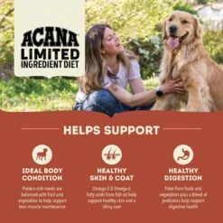 ACANA Singles Limited Ingredient Diet Beef & Pumpkin Recipe Grain-Free Dry Dog Food -Snuggle Paws 259526 PT4. AC SS1800 V1690997967