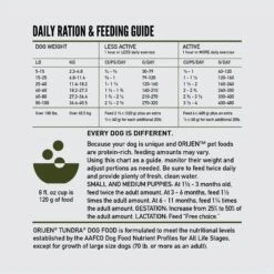 ORIJEN Tundra Grain-Free Dry Dog Food 19 ORIJEN Tundra Grain-Free Dry Dog Food -Snuggle Paws 259555 PT8. AC SS1800 V1685634992