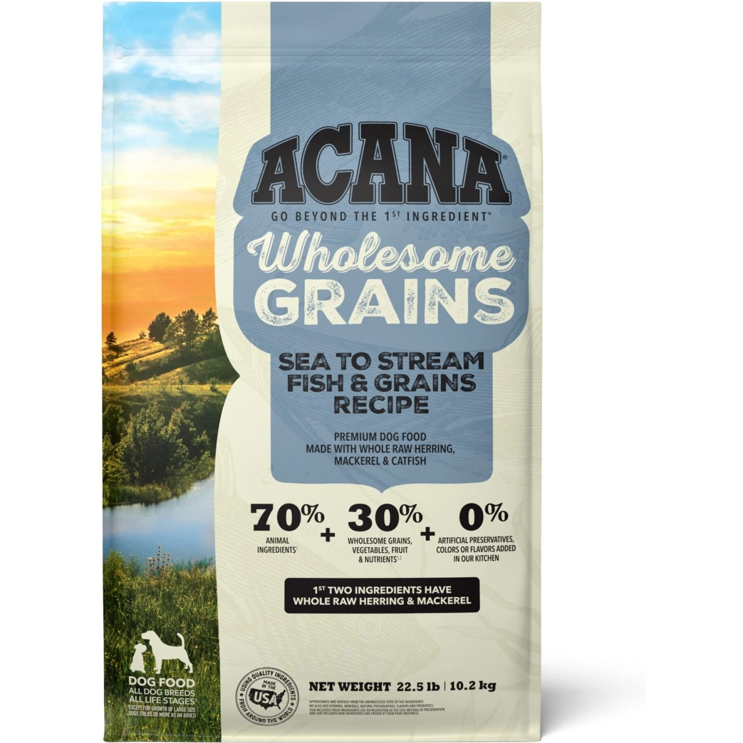 ACANA Sea To Stream Recipe + Wholesome Grains Dry Dog Food 3 ACANA Sea To Stream Recipe + Wholesome Grains Dry Dog Food