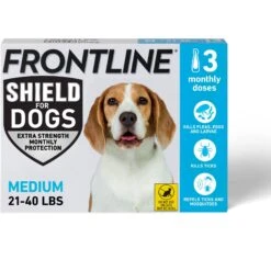 Frontline Shield Flea & Tick Treatment For Medium Dogs, 21 - 40 Lbs