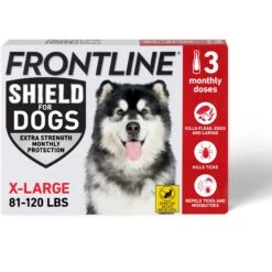 Frontline Shield Flea & Tick Treatment For Extra Large Dogs, 81 - 120 Lbs
