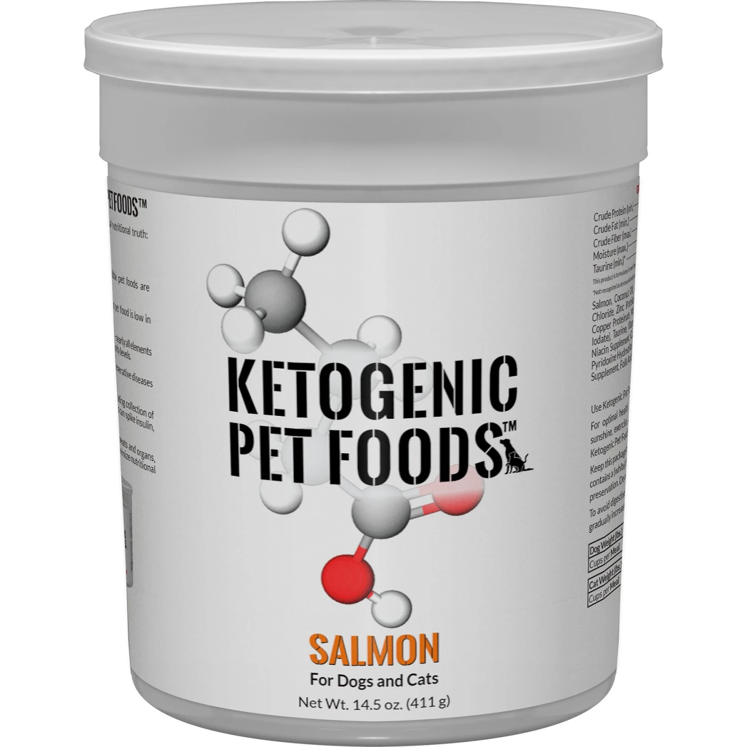 Ketogenic Pet Food Keto Salmon Freeze-Dried Dog & Cat Food, 14.5-oz Canister 3 Ketogenic Pet Food Keto Salmon Freeze-Dried Dog & Cat Food, 14.5-oz Canister