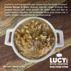 Lucy Pet Products Kettle Creations Chicken Recipe In Gravy Wet Dog Food, 12.5-oz Can, Case Of 12 12 Lucy Pet Products Kettle Creations Chicken Recipe In Gravy Wet Dog Food, 12.5-oz Can, Case Of 12 -Snuggle Paws 263490 PT3. AC SS1800 V1607439730