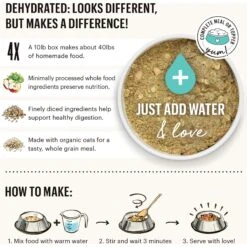 The Honest Kitchen Whole Grain Fish & Oat Recipe Dehydrated Dog Food -Snuggle Paws 263728 PT5. AC SS1800 V1659908541