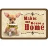 Bungalow Flooring Makes Our House A Home Chihuahua Personalized Floor Mat -Snuggle Paws 263768 MAIN. AC SS1800 V1608154089