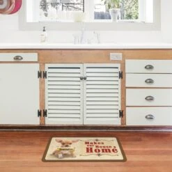 Bungalow Flooring Makes Our House A Home Chihuahua Personalized Floor Mat -Snuggle Paws 263768 PT2. AC SS1800 V1615506094